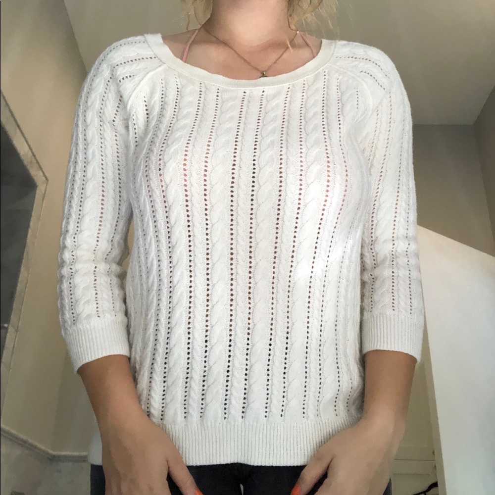 American Eagle Outfitters Cableknit Sweater